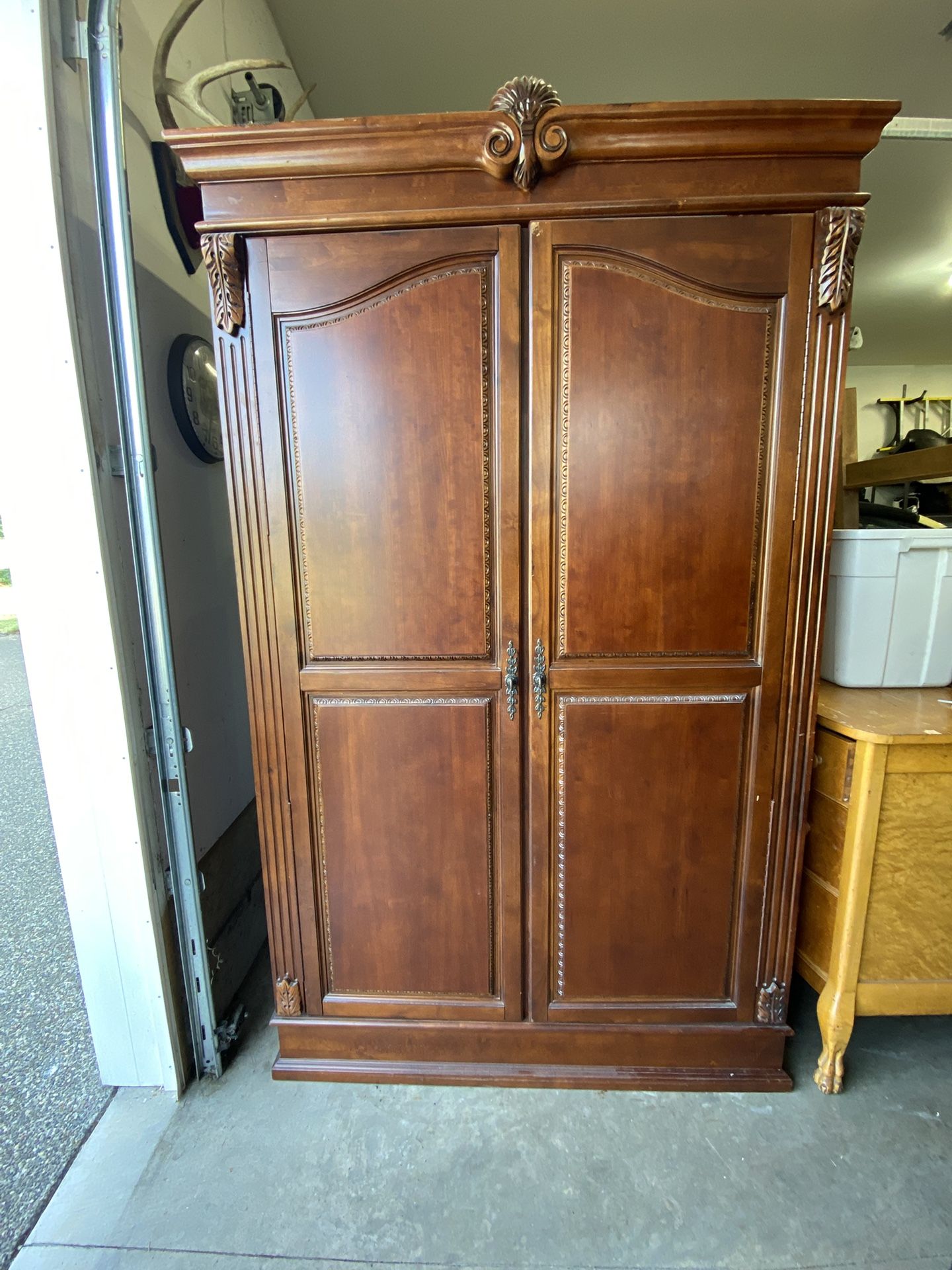 All Wood Armoire