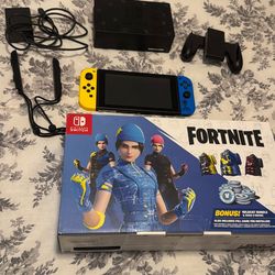 Nintendo Switch Fortnite Wildcat Edition Console Set, No Code