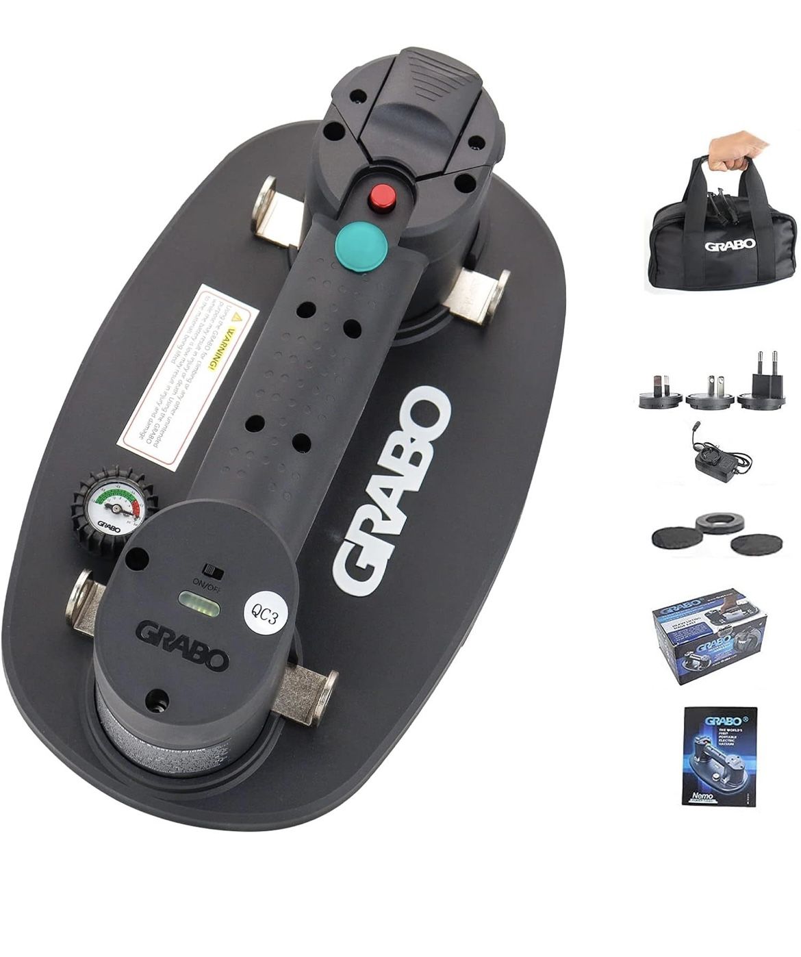 GRABO Nemo Grabo Electric Vacuum Suction Cup Lifter