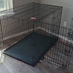 Top Paw® Double Door Folding Wire Dog Crate - XL