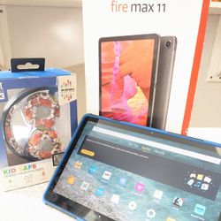 Amazon Fire 11 HD Max  - 2K Display Tablet  + Kids Headphones 