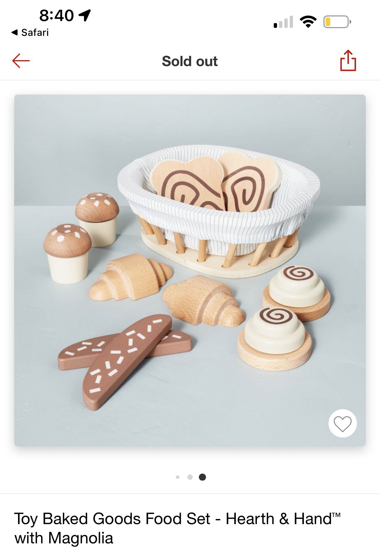 Hearth & Hand with Magnolia Kids Wooden Toy - Bakery Shop