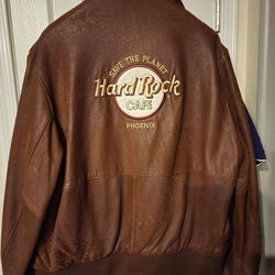Hardrock Cafe Leather Jacket 