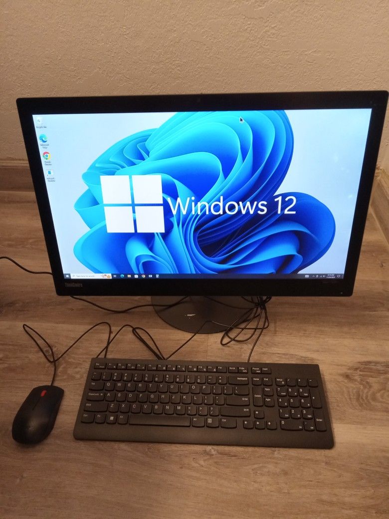 Thinkcentre Lenovo 23.8" Core I5 8gb 256ssd Windows Os AIO Computer
