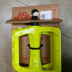 Neon Yellow Pedals