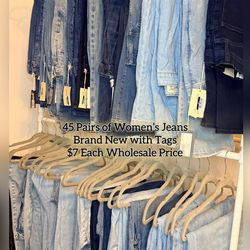 BRAND NEW Women’s Jeans (45 Pairs) – Target Brands – $7 Each / $315 for the Lot