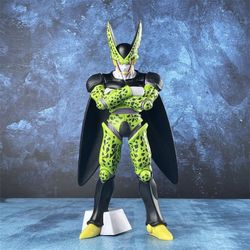 Dragon Ball Z Perfect Cell Standing Figure Statue, Anime Cell Collectible Figurine, Desk Display Ornament, PC Case Decoration, Standing Pose Model Toy