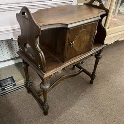Antique Copper Lined Smoking Stand