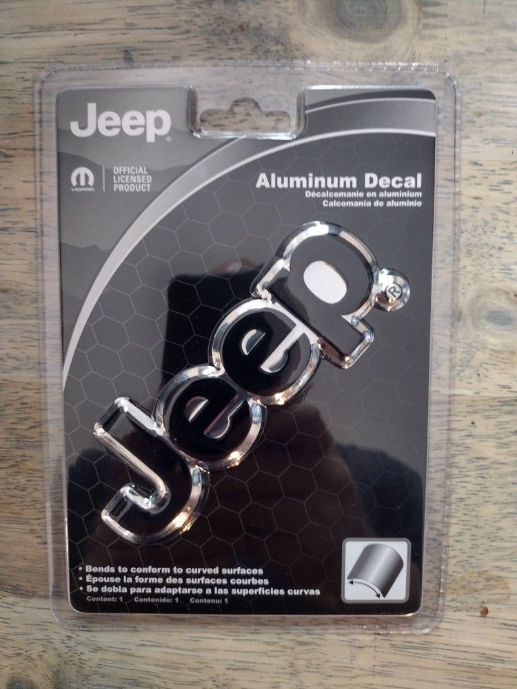 Jeep Aluminum Decal 