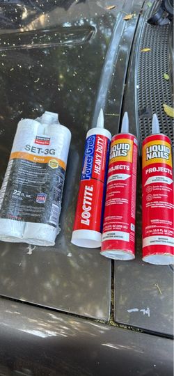 Epoxy anchor and liquid nail