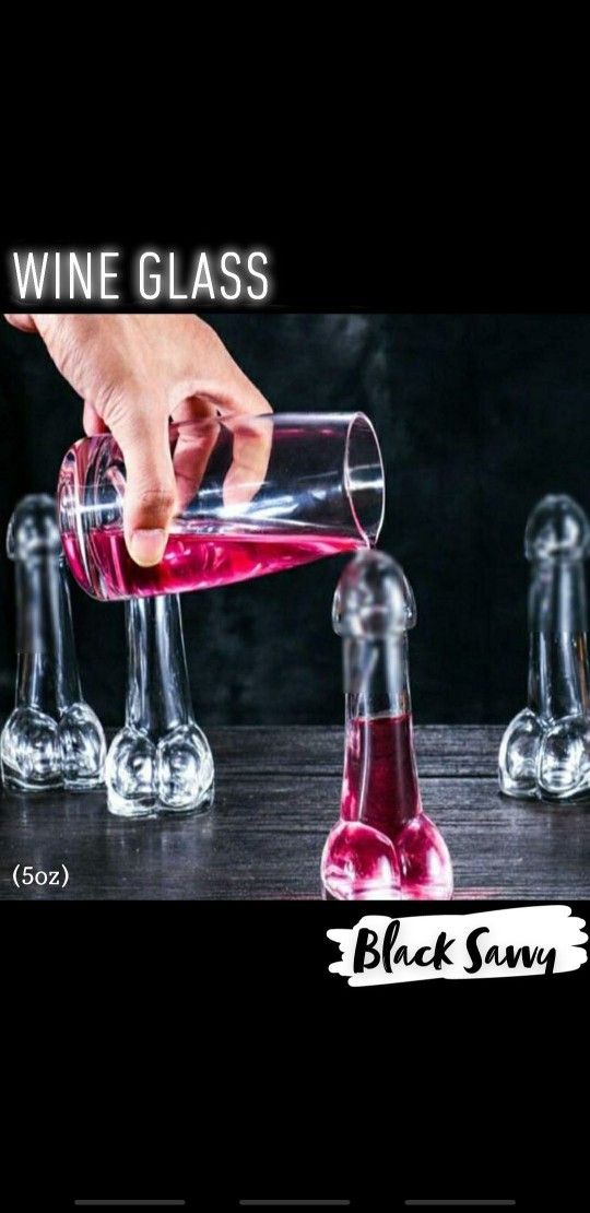 Penis Shaped Drinking Glass