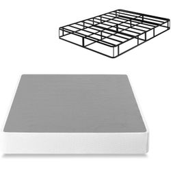 9 Inch Metal  Box Spring / Mattress Foundation / Strong Metal Frame / Easy Assembly , Queen