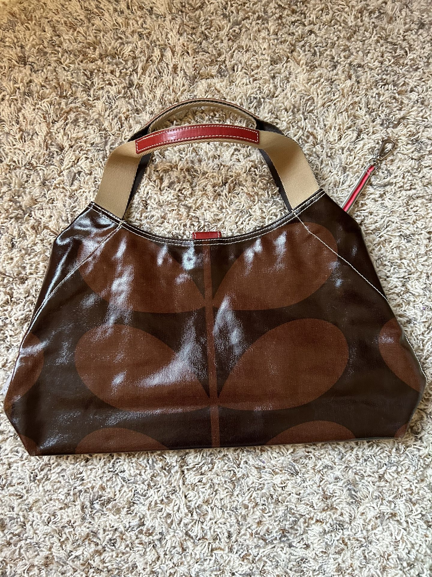 Like New Rare Orla Kiely Shoulder Bag Tote Purse