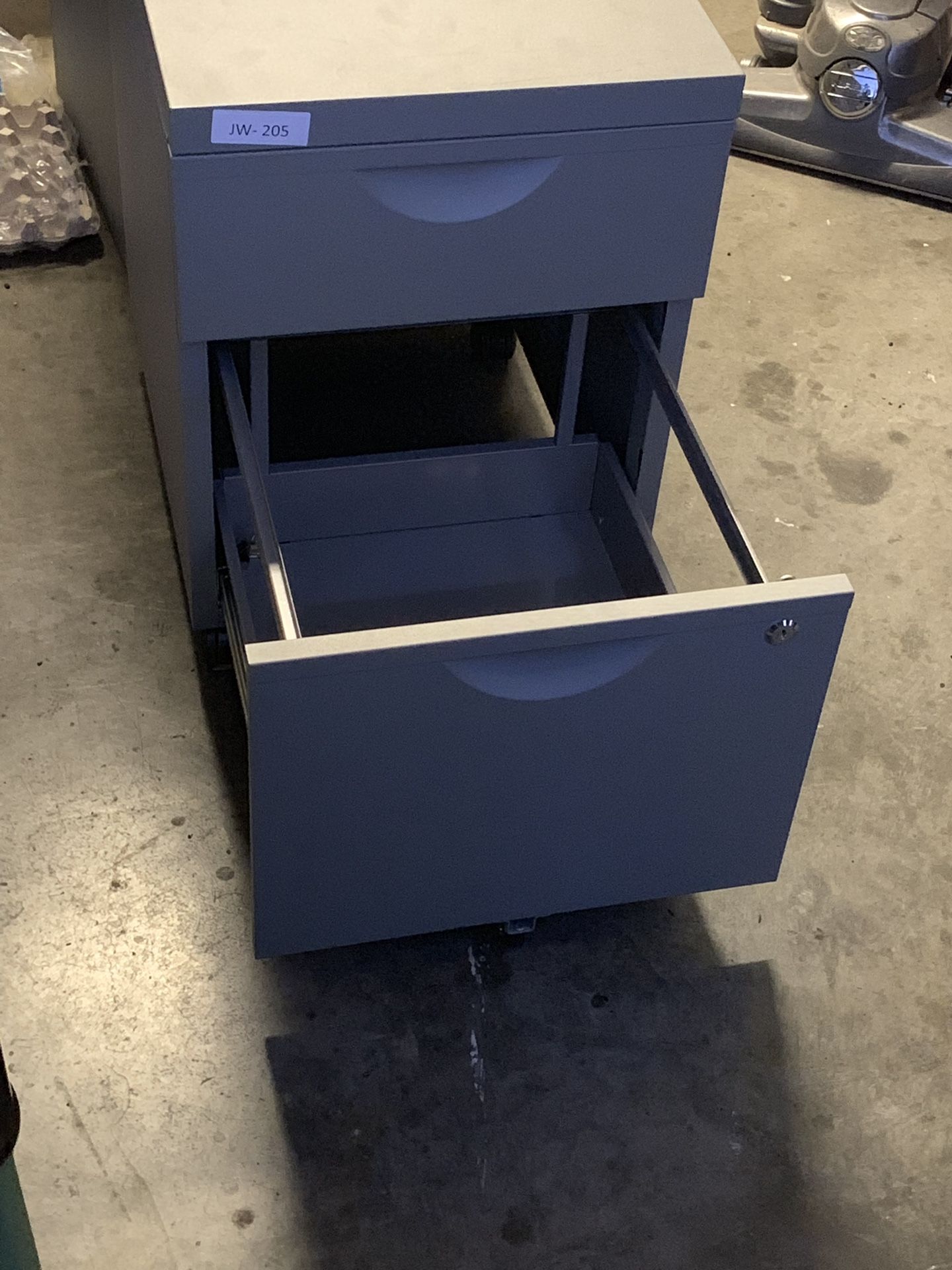 Metal file cabinet