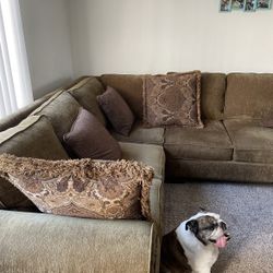 11’ Super Comfortable Couch, Sectional 
