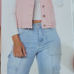 Boyfriend Serpa Vest Celebrity Pink Size L New With Tags