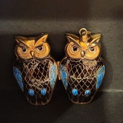 Vintage Owl Locket Pendant