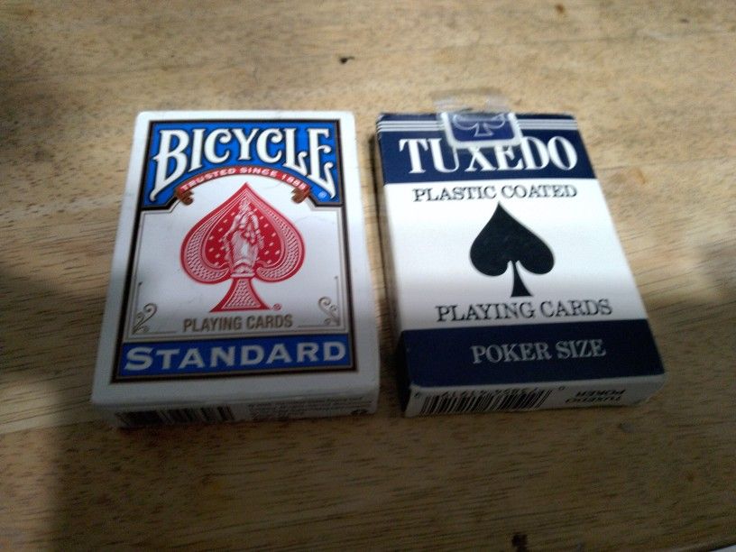 2 Pack Of Playing Cards Opened But Never Used.