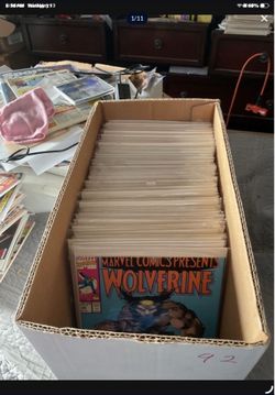Huge Wolverine comic lot. 92 books all bagged and boarded. Great for collectors or resellers