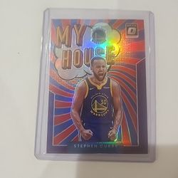 2021-22 Donruss Optic Purple Holo My House #3 Stephen Curry, Warriors