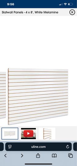 4 new Slatwall Panel $25 each