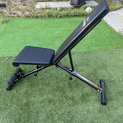 New Adjustable Heavy Duty Folding Weight Bench Space Saver Flybird