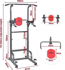 Relife Power Tower Pull-Up Dip Station