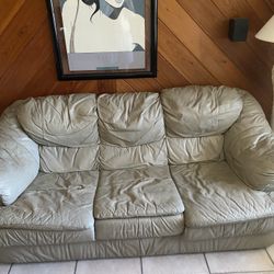 Leather Couch 
