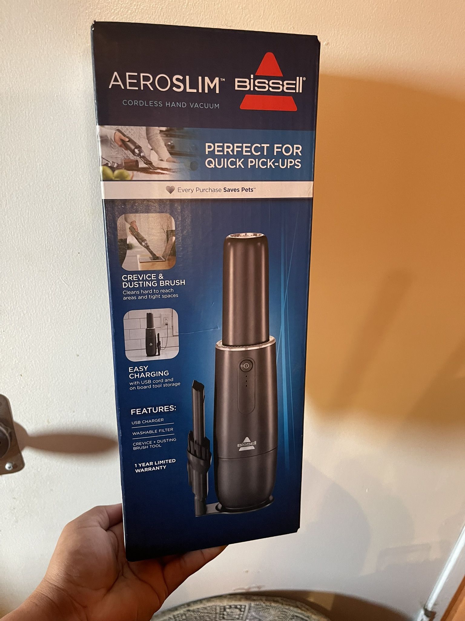 aeroslim bissell hand vacuum