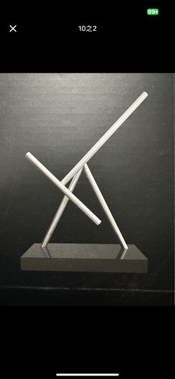The Swinging Sticks Kinetic Energy Sculpture Desktop Size Silver Best GIFT