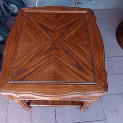 Vintage Side Table With A Drawer