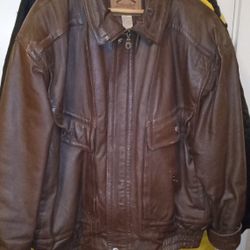 St Johns Bay Leather Jacket  XL