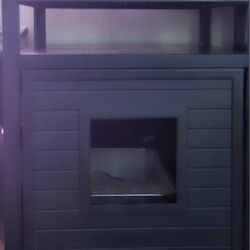 Litter Box Cover + Litter Catcher
