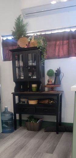 pieces table with cabinet sold together or separately