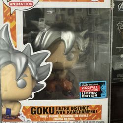 Funko Pop Dragón Ball Z Goku Ultra Instinct With Kamehameha