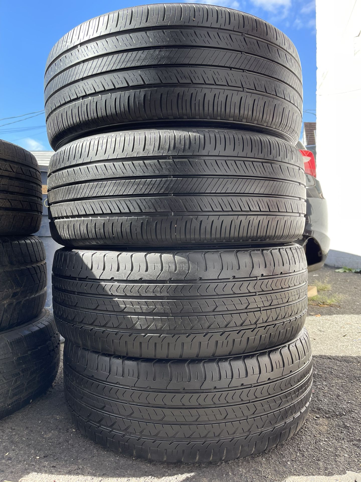 4 Used 215/45/18 Hankook And Goodyear Tires 