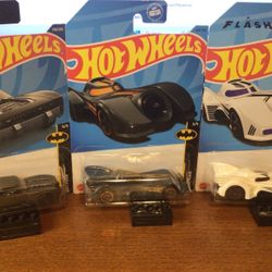 Hot Wheels Batmobile Lot Of 3