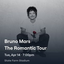 BRUNO MARS THE ROMANTIC TOUR TIX