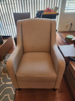 Fabric arm chair