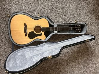Alvarez acoustic guitar and hard case