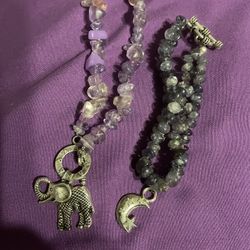 Stone Bracelets With Charms