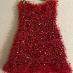 Hand Knitted Yarn Skirt 