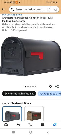Architectural Mailboxes Arlington Post Mount Mailbox