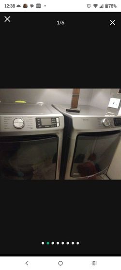 Maytag Front Load Washer And Gas Dryer.  Energy Star