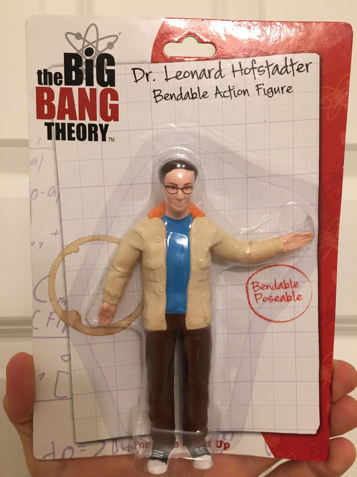 The Big Bang Theory Dr. Leonard Hofstadter 6" Bendable Action Figure. Light box wear otherwise still brand new factory sealed! Shipped with USPS Prio