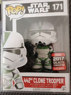 FUNKO POP SW # 171 - 442nd Clone Trooper. Great condition.