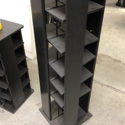 13x13x45”h Black wood display