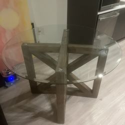 Glass Dining Table 
