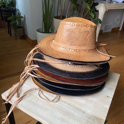New Leather Hats