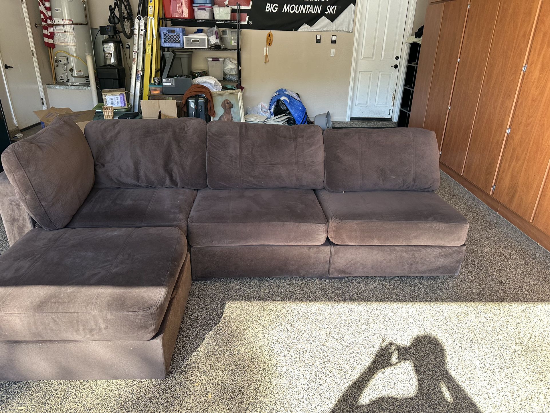 Brown Love Sac Sectional Couch (4 Pcs)